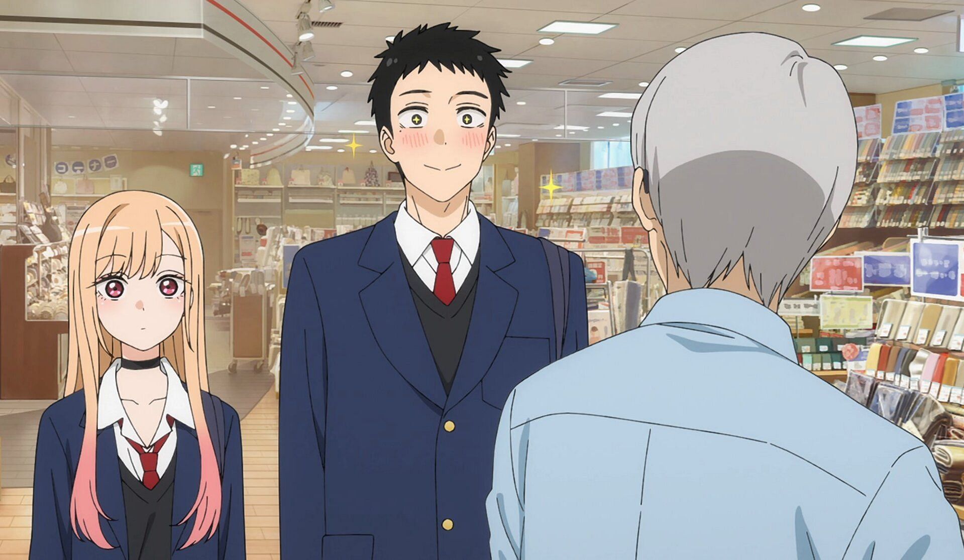 Marin, Gojo, and Usami (Image via CloverWorks)
